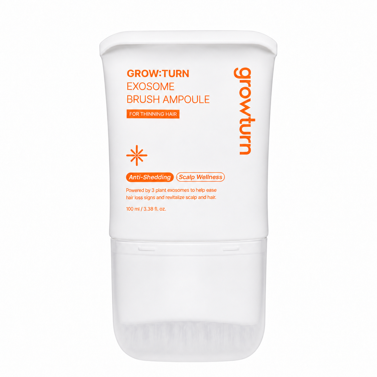 GROWTURN Brush Ampoule Scalp Serum, 100 ml bottle