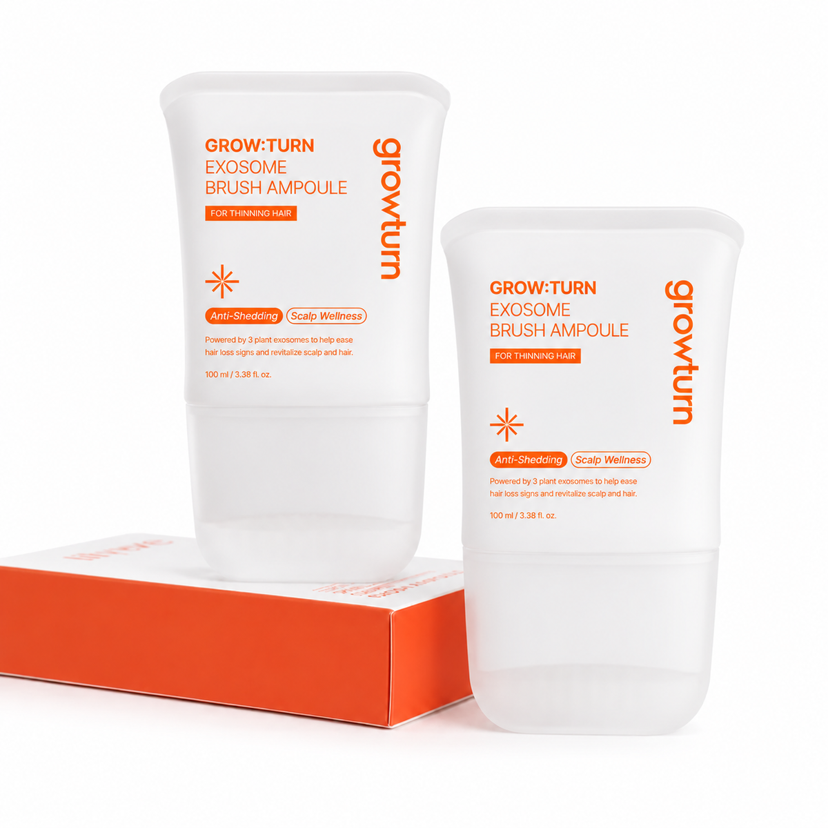 GROWTURN Brush Ampoule bottles and packaging